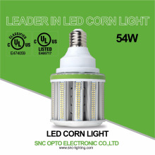 High lumen efficiency 120-130lm/w 54w UL listed LED corn light SNC new deign up lighting shorter length with 5 years warranty